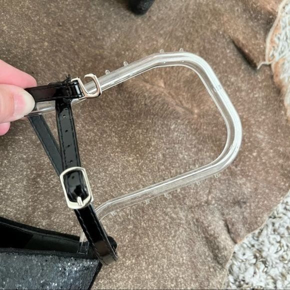 Giuseppe Zanotti Glitter Suede Platform Wedge Ankle Strap High Heels Pumps - Picture 9 of 11